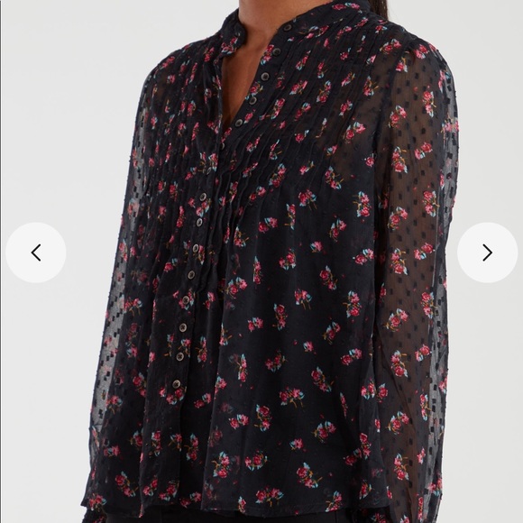 Free People Long Sleeve Blouse - Picture 1 of 6